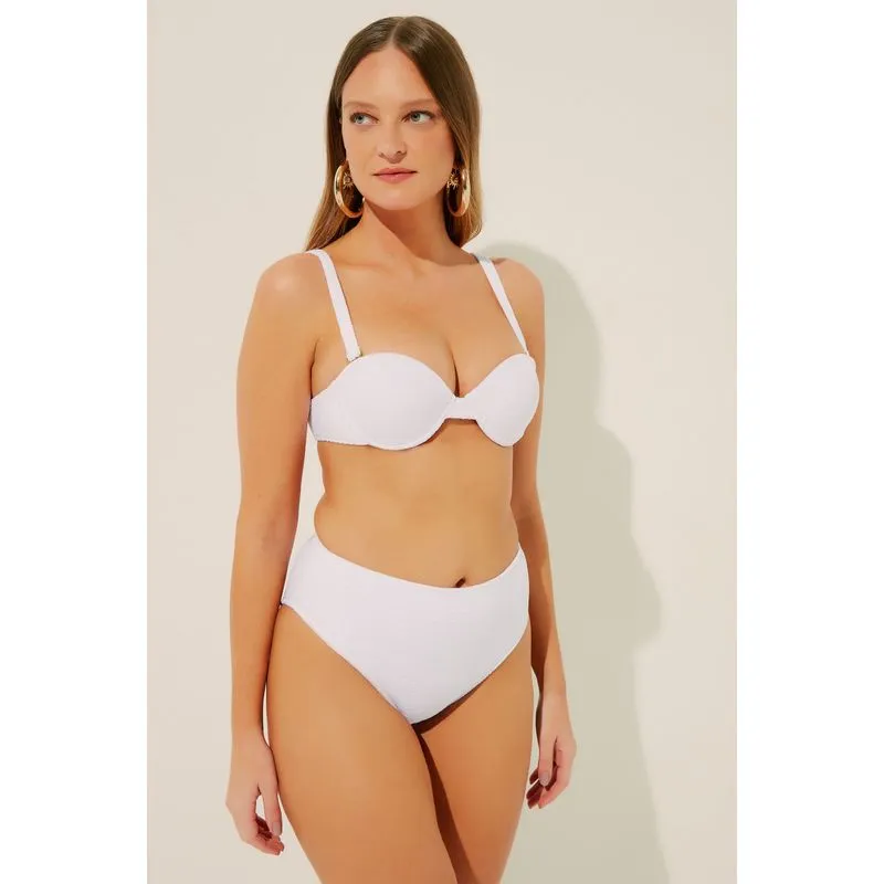 Biquíni Calcinha Hot Pants Raio De Luz BRANCO/WHITE M/M