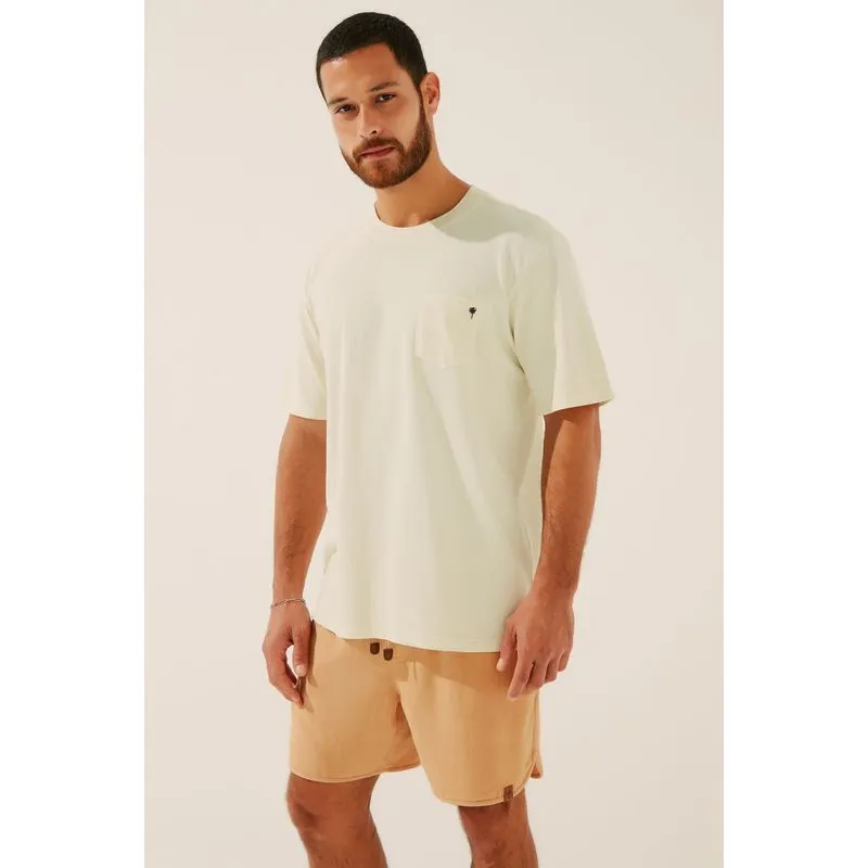 Camiseta Manga Curta Manhã Solar OFF WHITE/OFF WHITE P/S