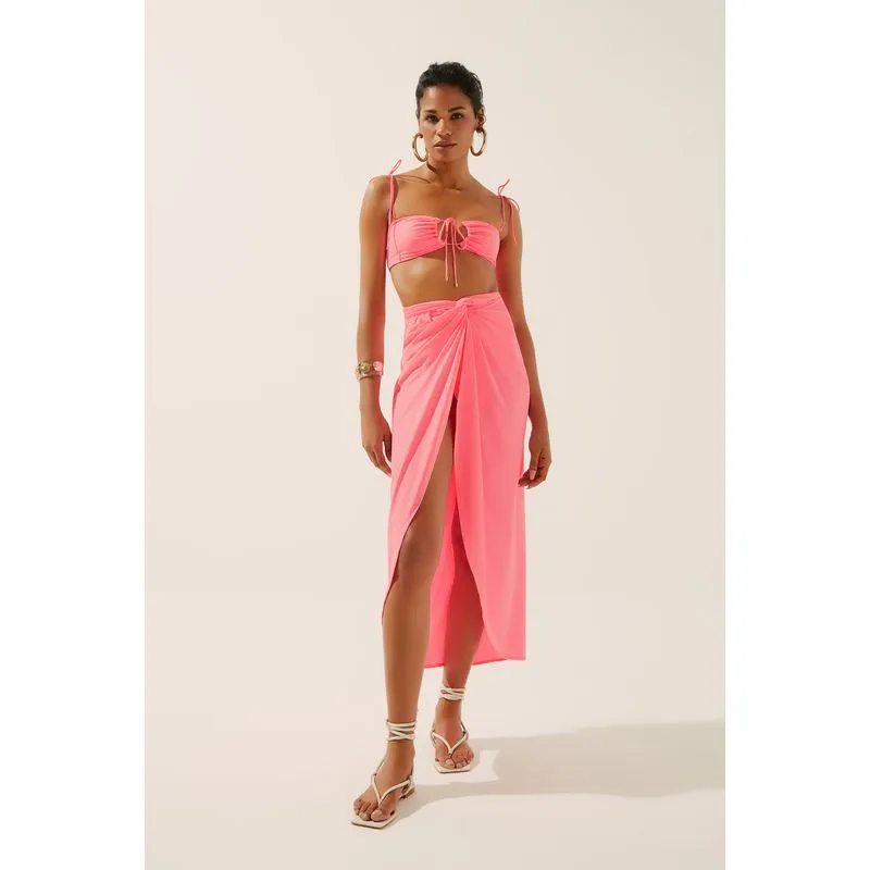 Saia Midi Candy ROSA/PINK P/S