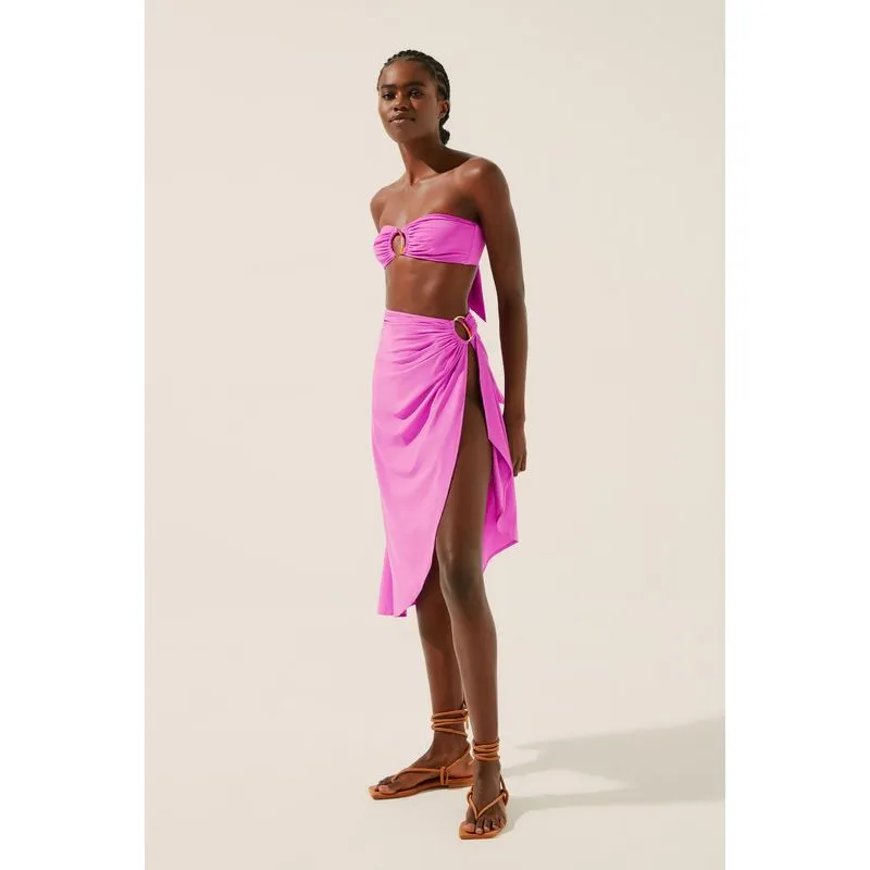 Saia Midi Aurora ROSA/PINK M/M