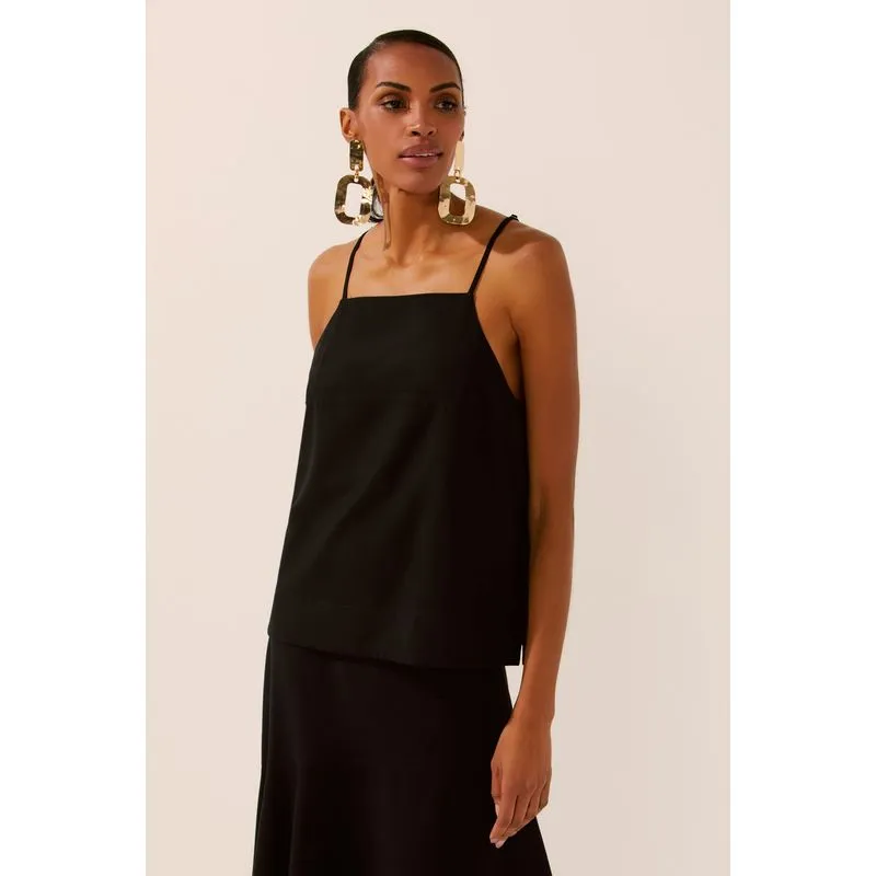 Blusa Alça Alfaiataria Gávea PRETO/BLACK M/M