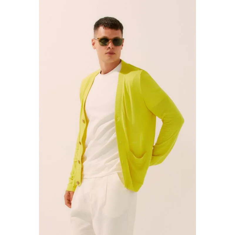 Cardigan Regular Botânica Tropical VERDE/GREEN GG/XL