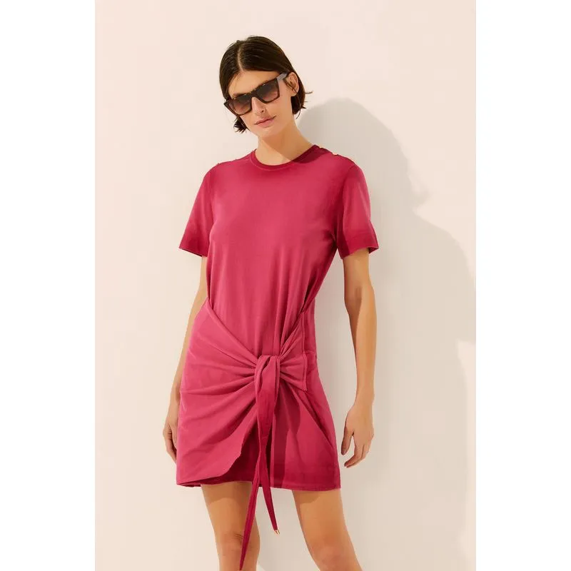 Vestido Curto Pareô Floresta Conforto ROSA/PINK M/M