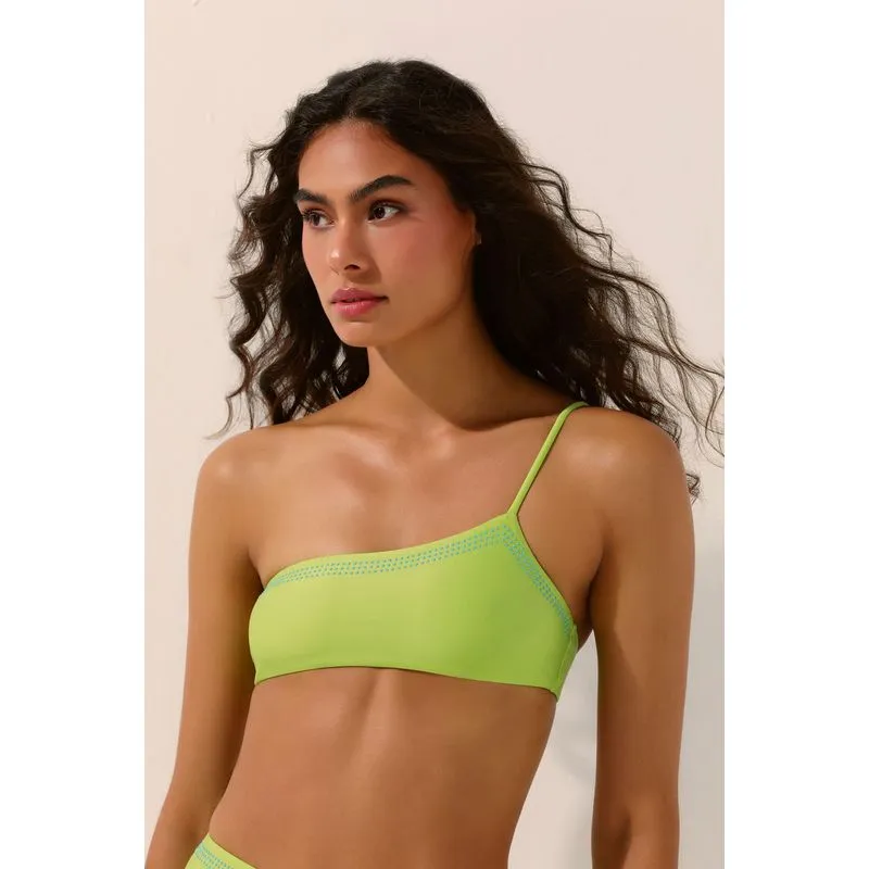 Biquíni Sutiã Ombro Só Com Cristais Lima VERDE/GREEN M/M