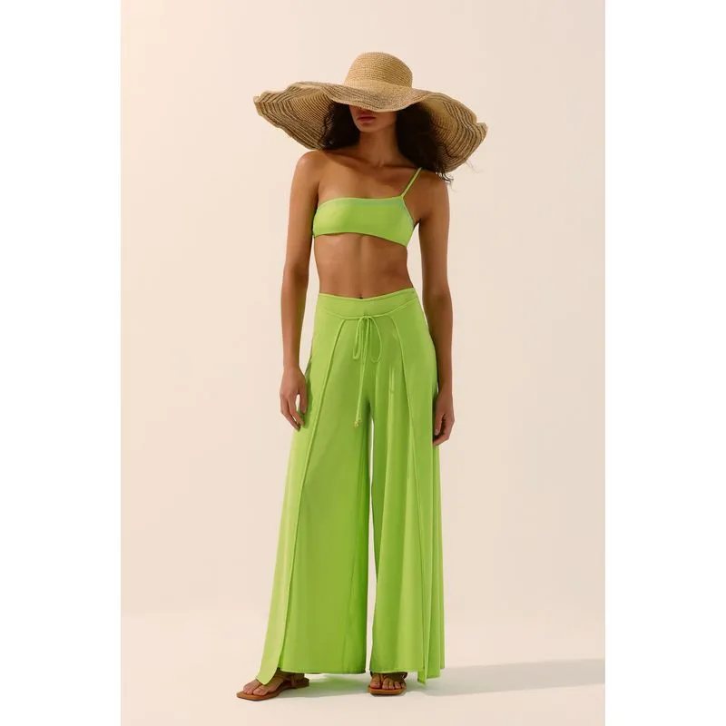 Calça Pantalona Pareô Lima VERDE/GREEN M/M