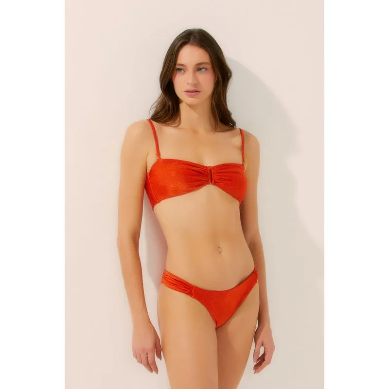 Biquíni Sutiã Faixa Com Argola Pupunha LARANJA/ORANGE G/L