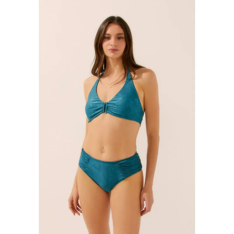 Biquíni Calcinha Lateral Larga Rose Oceano AZUL/BLUE PP/XS