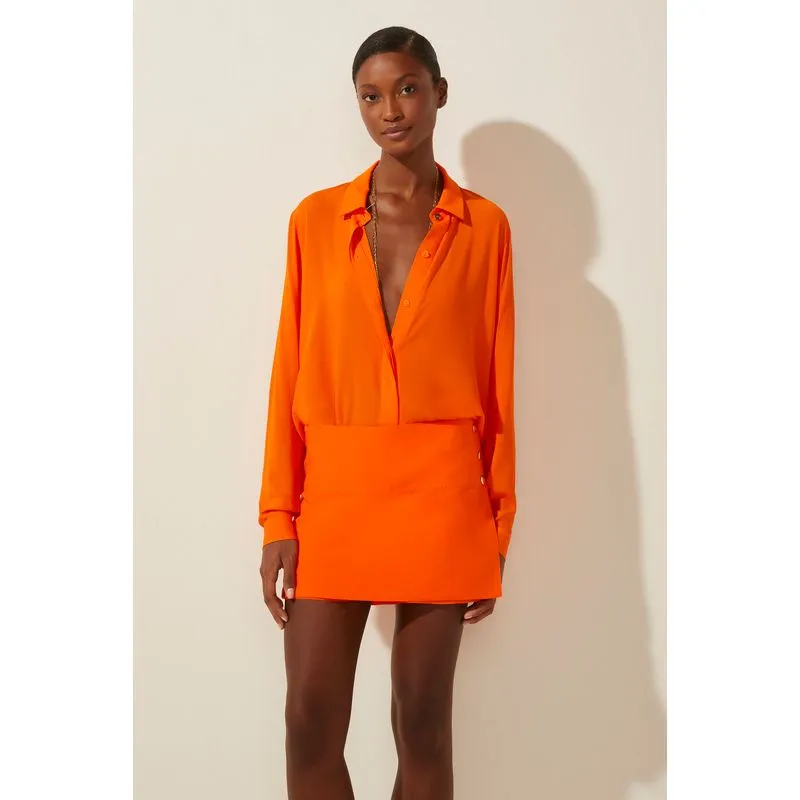 Camisa Manga Longa Amanhecer LARANJA/ORANGE GG/XL