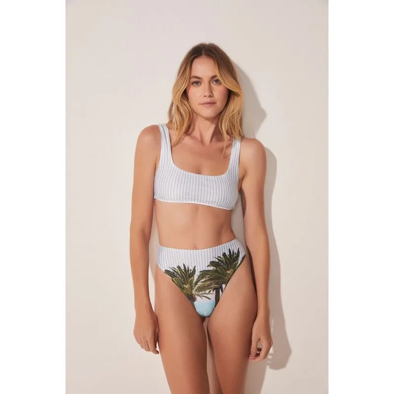 Biquíni Calcinha Hot Pants Jameos Del Água AZUL/BLUE P/S