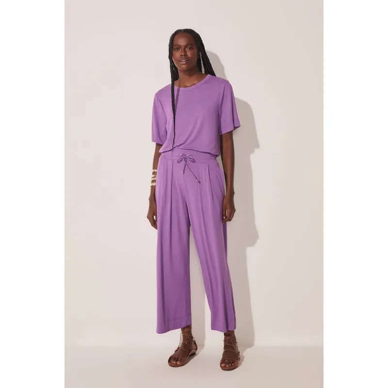 Calça Pantacourt Abacaxi Conforto ROXO/PURPLE PP/XS