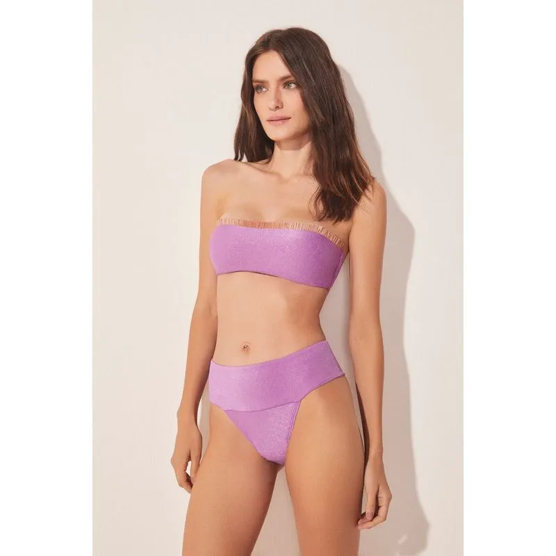 Biquíni Calcinha Lateral Média Lótus LILAS/LILAC GG/XL