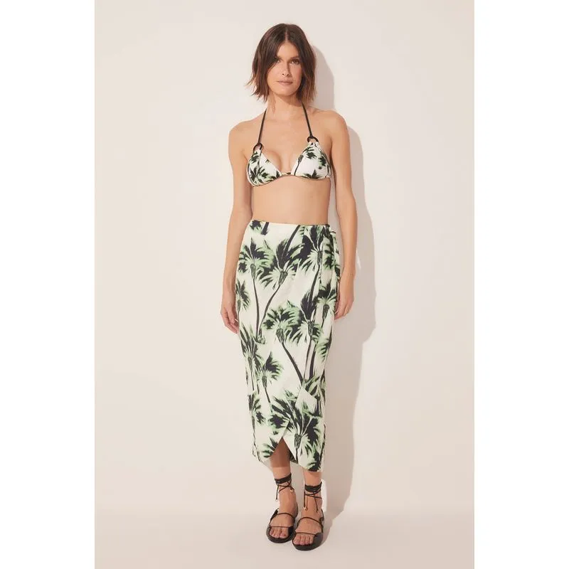 Saia Midi Coqueiral Ikat OFF WHITE/OFF WHITE M/M