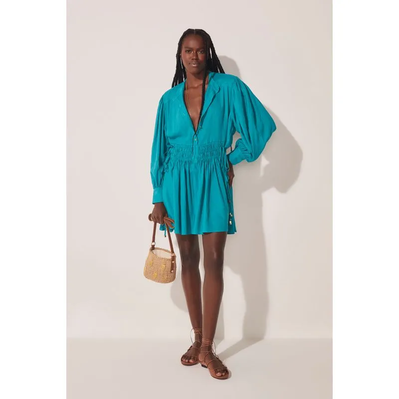 Vestido Curto Horizonte Leveza VERDE/GREEN G/L