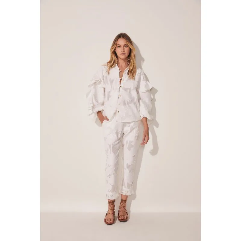 Camisa Manga Longa Coqueiro Jacquard BRANCO/WHITE PP/XS
