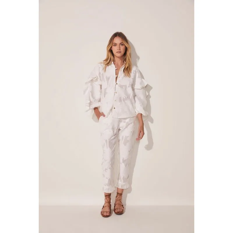 Camisa Manga Longa Coqueiro Jacquard BRANCO/WHITE GG/XL