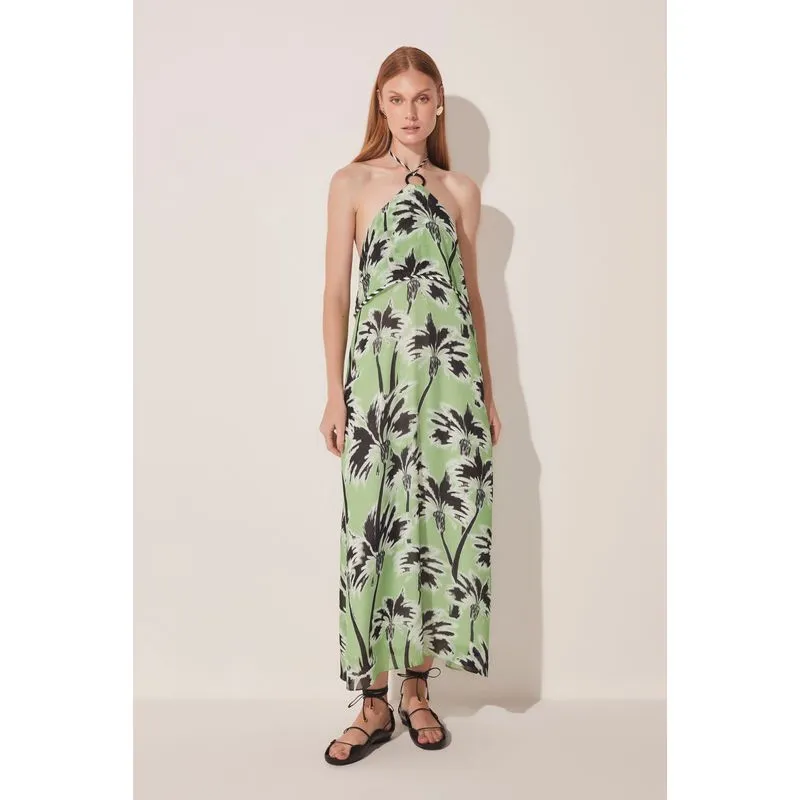 Vestido Midi Coqueiral Ikat VERDE/GREEN P/S