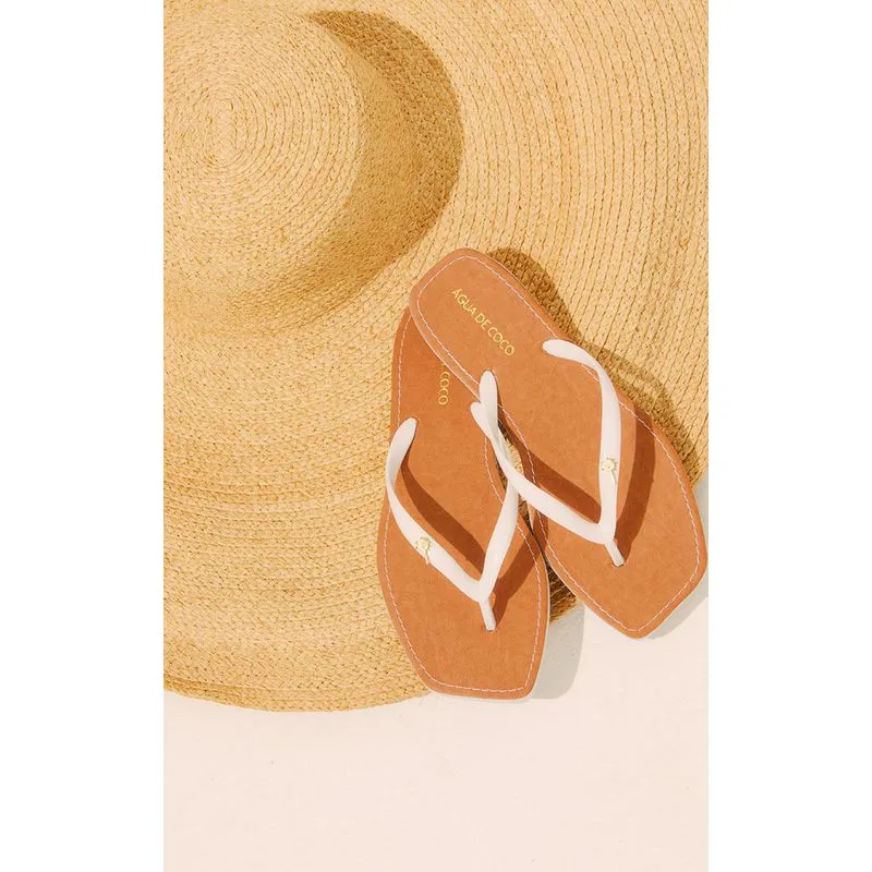 Chinelo Tiras Mistura Tropical BRANCO/WHITE 37/38