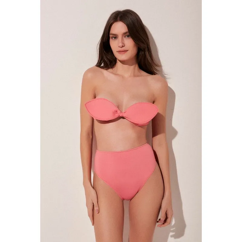 Biquíni Calcinha Hot Pants Flora ROSA/PINK PP/XS