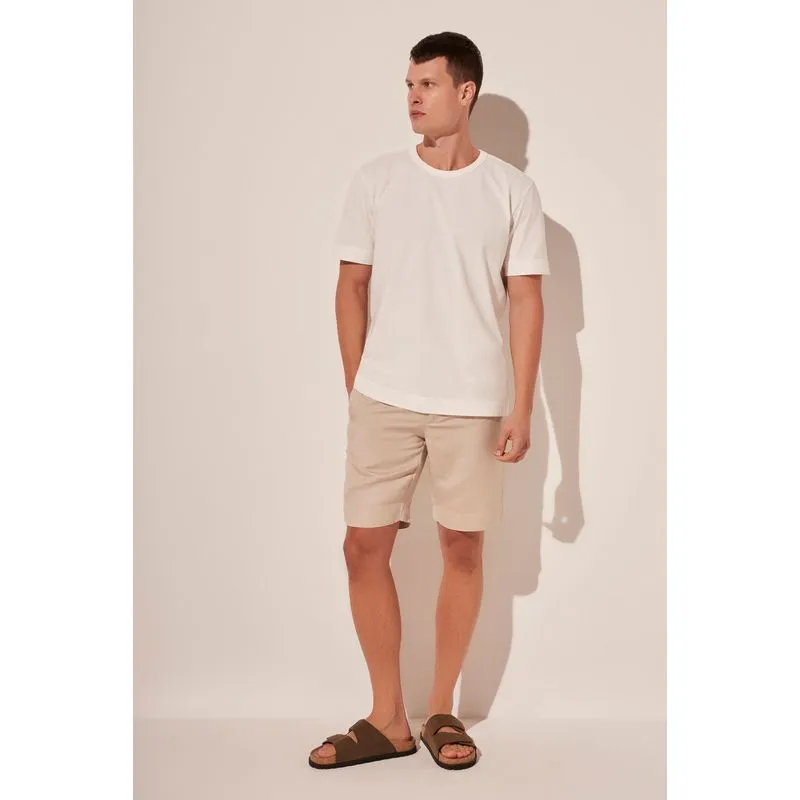 Camiseta Manga Curta Aureo OFF WHITE/OFF WHITE G/L