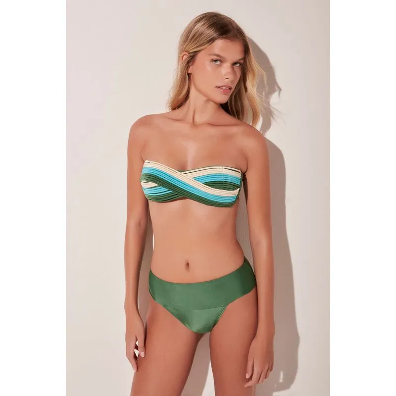 Biquíni Sutiã Faixa Mar VERDE/GREEN GG/XL