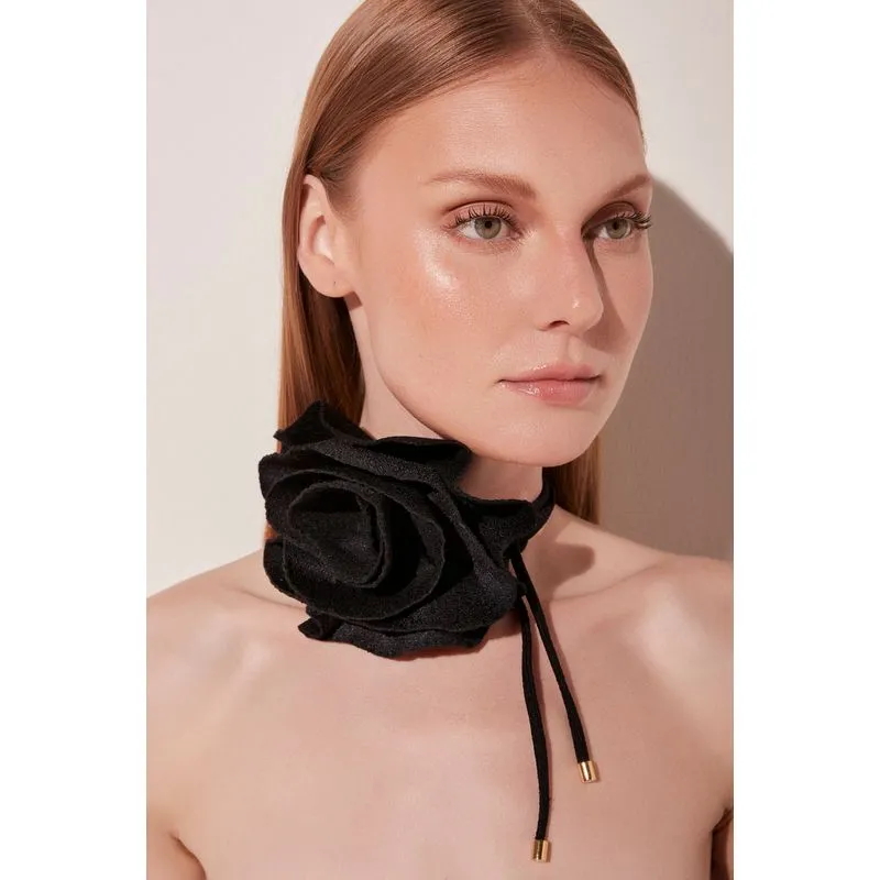 Colar Chocker Resplandecer PRETO/BLACK U/ONE SIZE