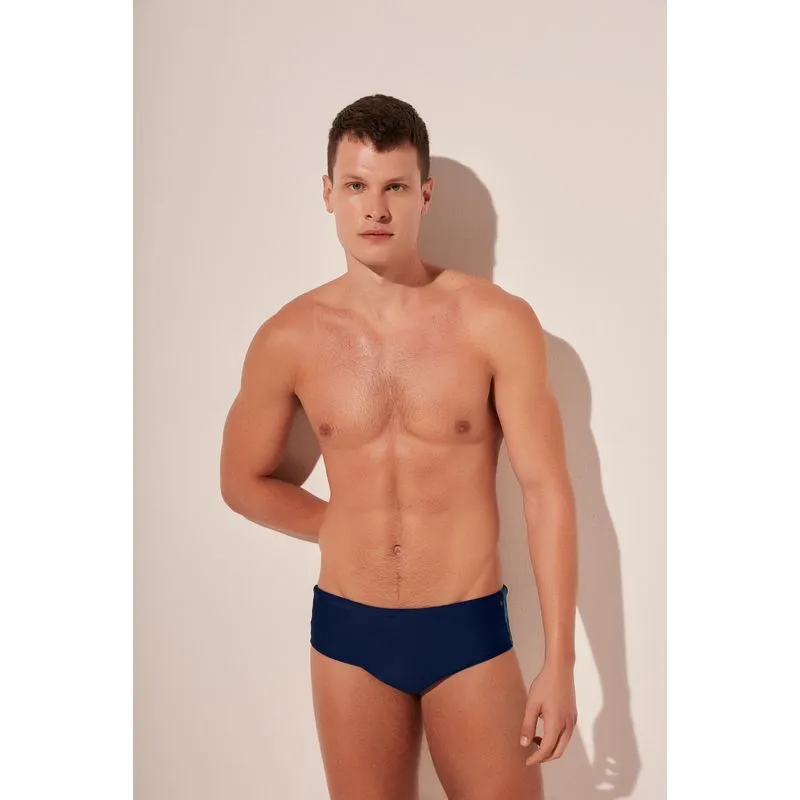 Sunga Média Liso AZUL MARINHO/NAVY BLUE GG/XL