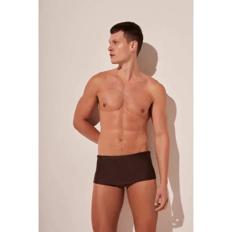 Sunga Larga Liso MARROM/BROWN P/S