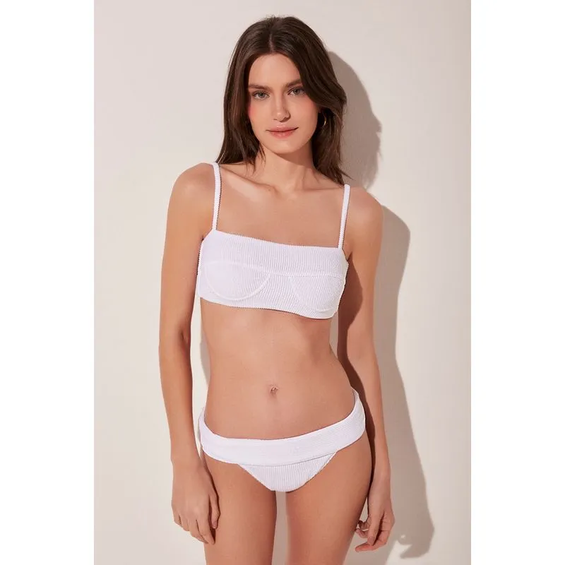 Biquíni Sutiã Meia Taça Espumas Do Mar BRANCO/WHITE M/M
