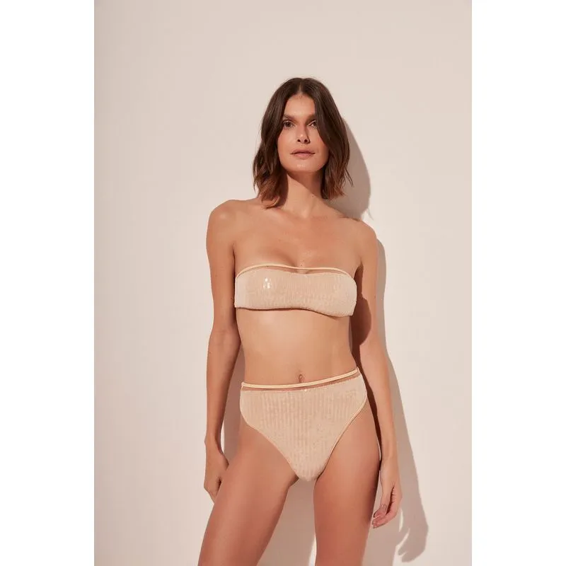 Biquíni Calcinha Hot Pants Àgua Viva BEGE/BEIGE GG/XL