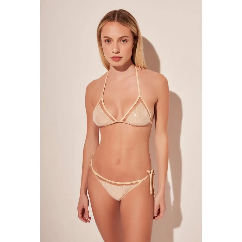 Biquíni Sutiã Alça Àgua Viva BEGE/BEIGE PP/XS
