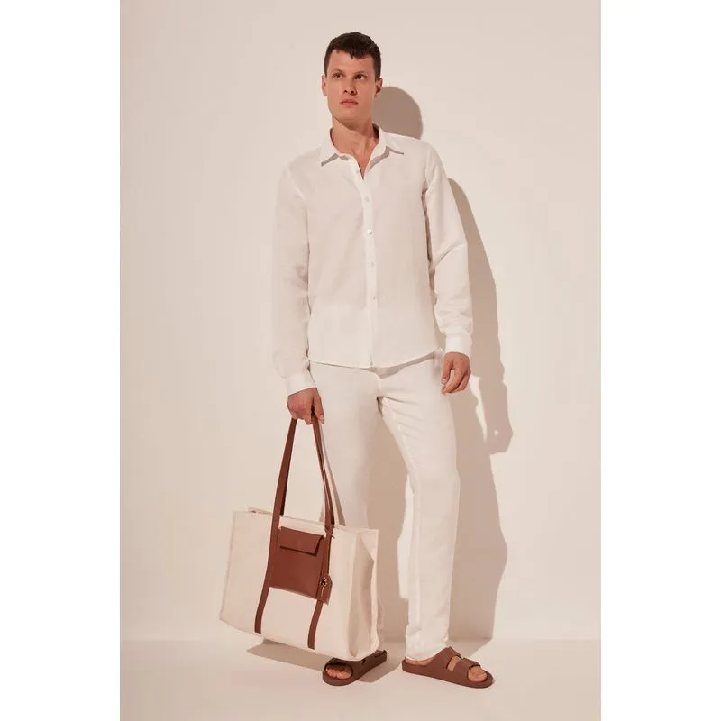 Bolsa Tote Natural OFF WHITE/OFF WHITE U/ONE SI