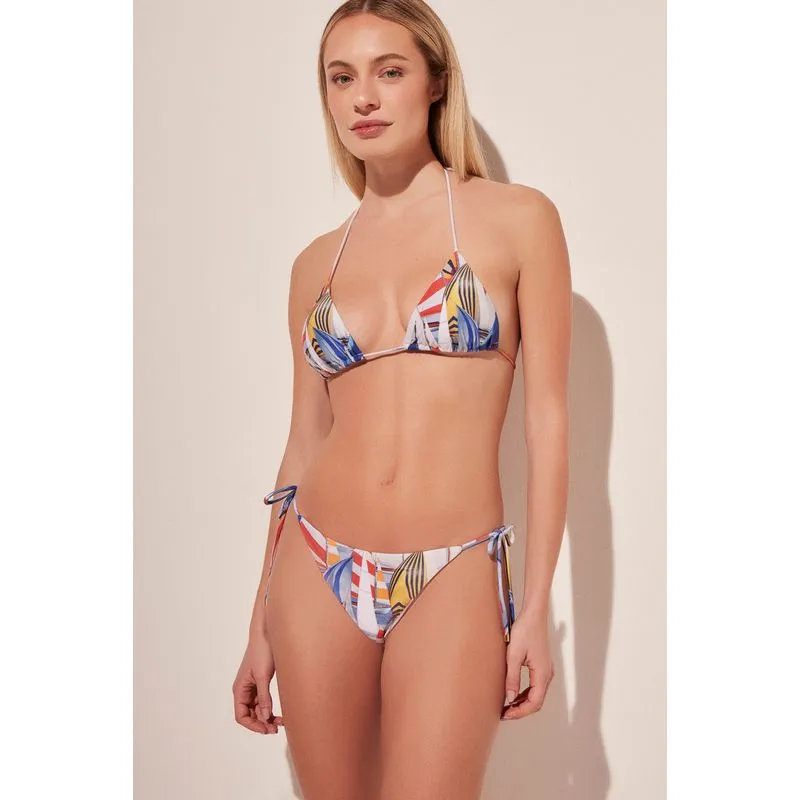 Biquíni Calcinha Lacinho Velas OFF WHITE/OFF WHITE P/S
