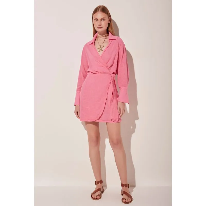 Vestido Curto Solar Frescor ROSA/PINK PP/XS