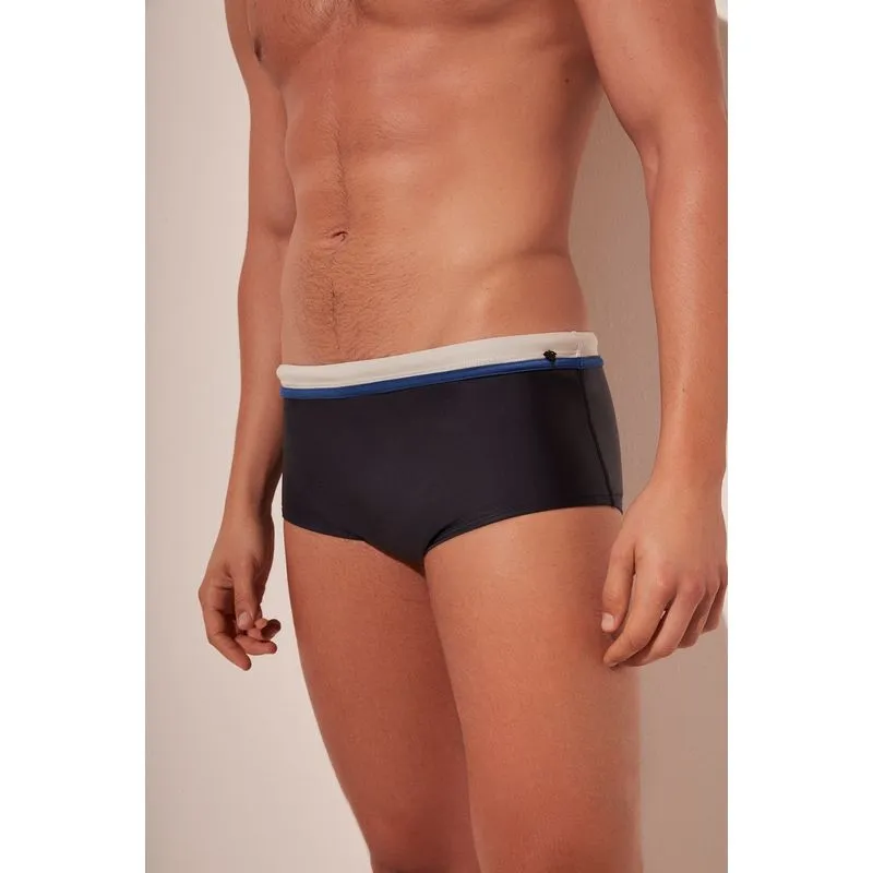 Sunga Larga Liso AZUL MARINHO/NAVY BLU GG/XL