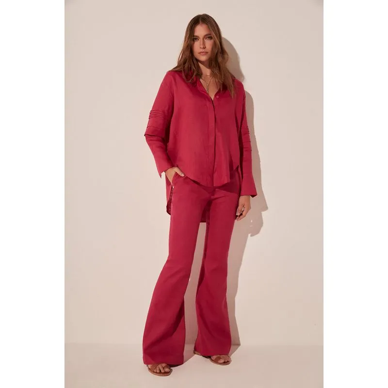 Camisa Manga Longa Flamboyant Rustico ROSA/PINK P/S