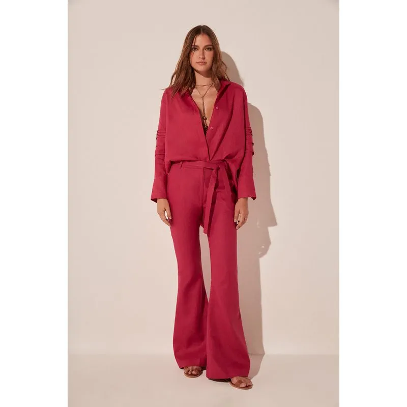 Calça Flare Flamboyant Rustico ROSA/PINK G/L
