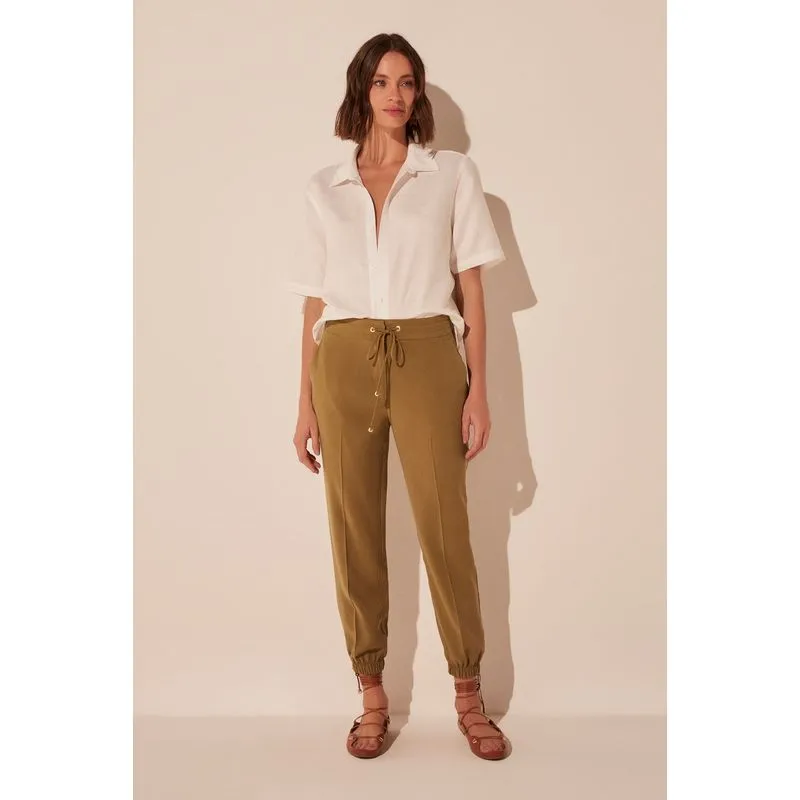 Calça Jogger Alfaiataria Natureza VERDE/GREEN 42