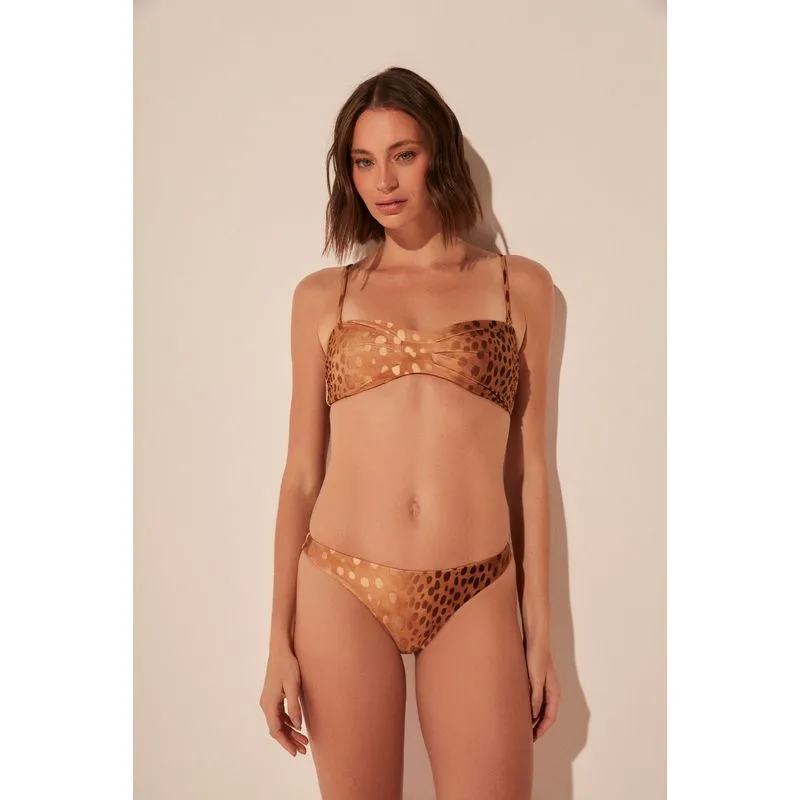 Biquíni Calcinha Lateral Fina Cervo MARROM/BROWN GG/XL