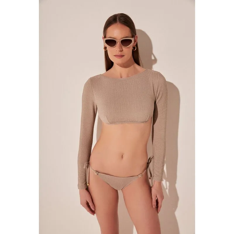 Top Cropped Eucalipto CINZA/GRAY GG/XL