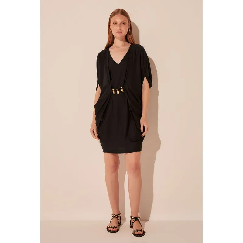 Tunica Curta Bambu PRETO/BLACK M/M