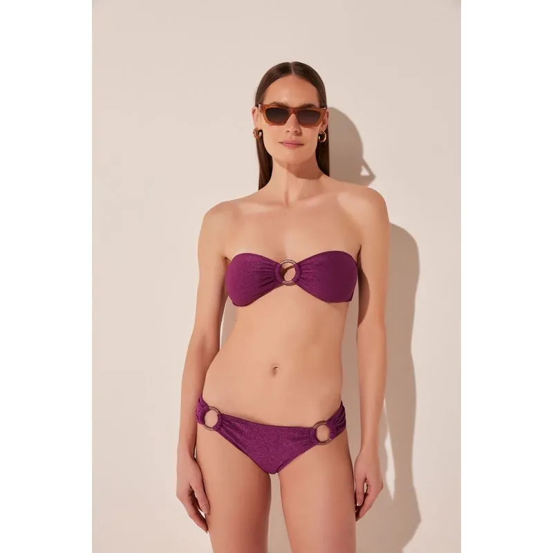 Biquíni Calcinha Lateral Média Uva ROXO/PURPLE P/S
