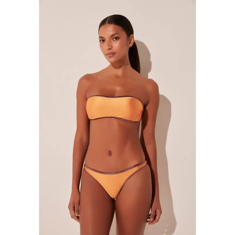 Biquíni Calcinha Asa Delta Orquidea Duo LARANJA/ORANGE M/M