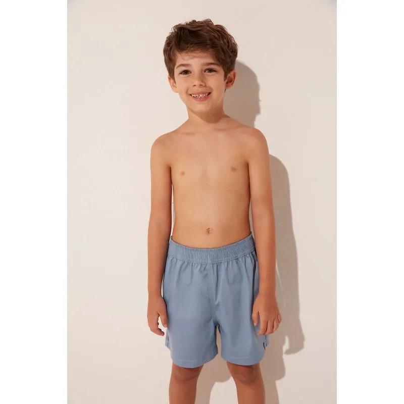 Short Inf.Casual Céu AZUL/BLUE 10 A 11