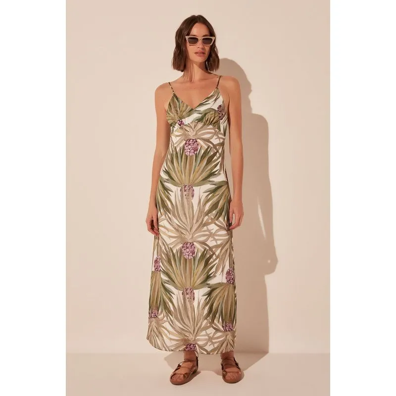 Vestido Midi Vasos OFF WHITE/OFF WHITE 36