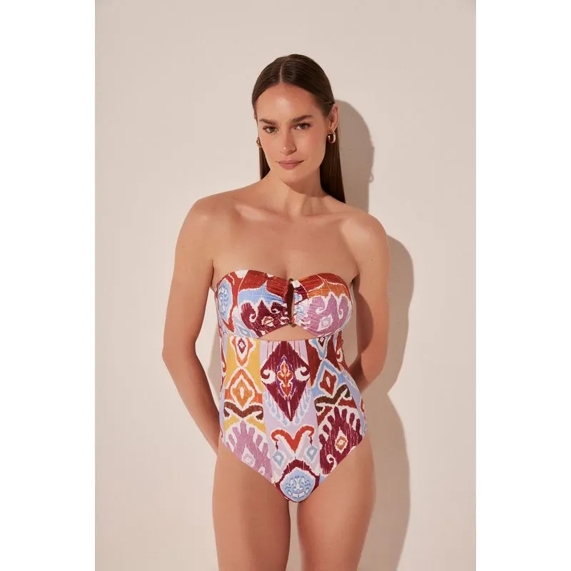 Maiô Faixa Ikat Color LILAS/LILAC PP/XS