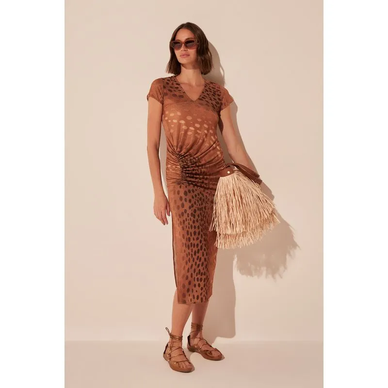 Vestido Midi Cervo MARROM/BROWN M/M