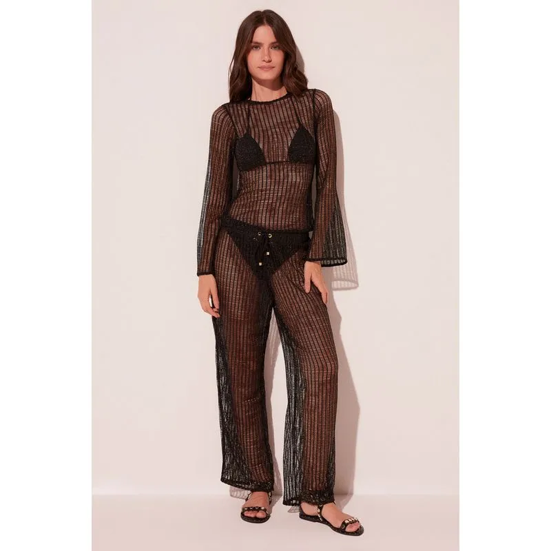Blusa Manga Longa Sardenha PRETO/BLACK M/M