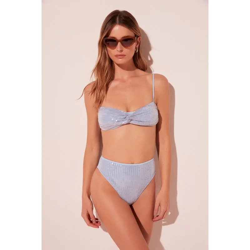 Biquini Calcinha Hot Pants Quartzo Azul AZUL/BLUE G/L