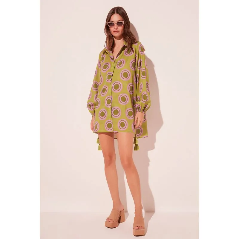 Chemise Curto Poá Color VERDE/GREEN GG/XL