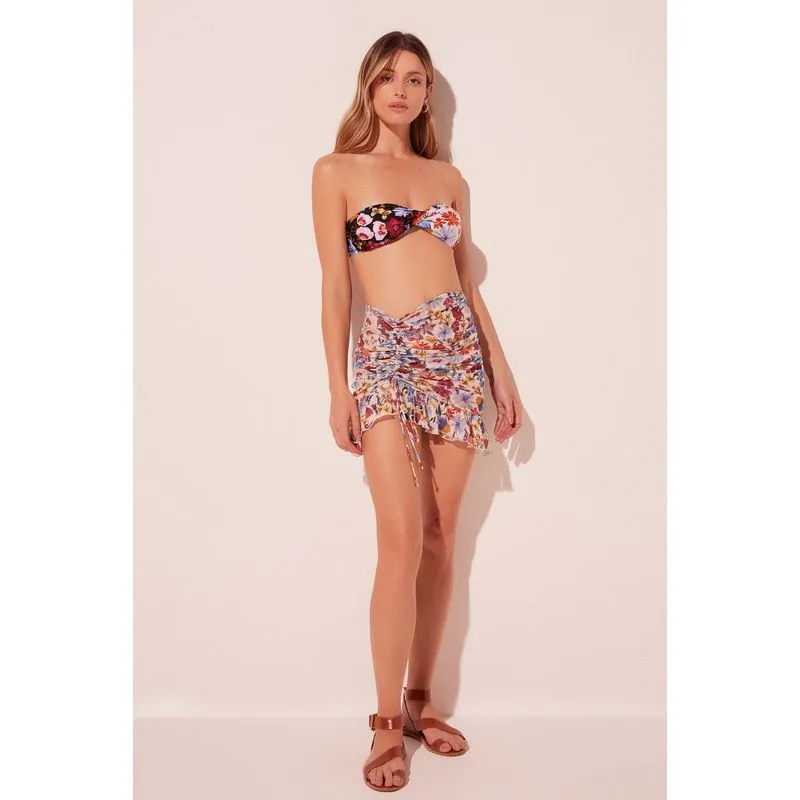 Saia Curta Jardim Floral OFF WHITE/OFF WHITE M/M